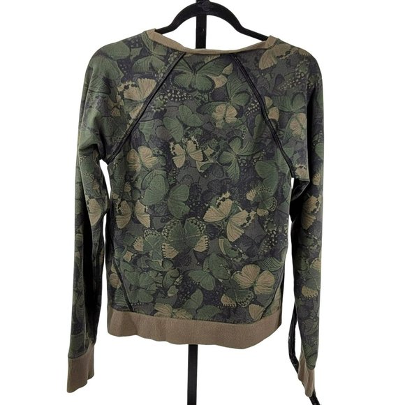 LuluLemon Butterfly Cameo Sweatshirt Pullover Terry Oversized Gym Rare Sweater - Picture 3 of 7